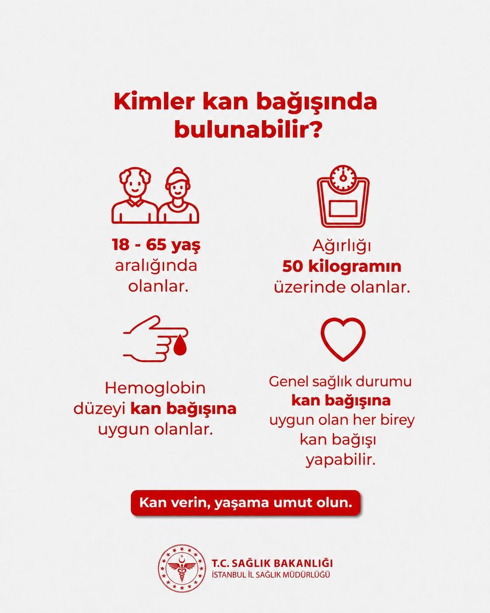 ismgovtr's tweet photo. 🩸Kan acil değil, sürekli ihtiyaçtır. 

Kan verin, yaşama umut olun.

#DünyaKanBağışçılarıGünü https://t.co/rWhNrqKCvy