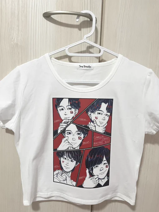 ccマスターズのイラストTシャツにした