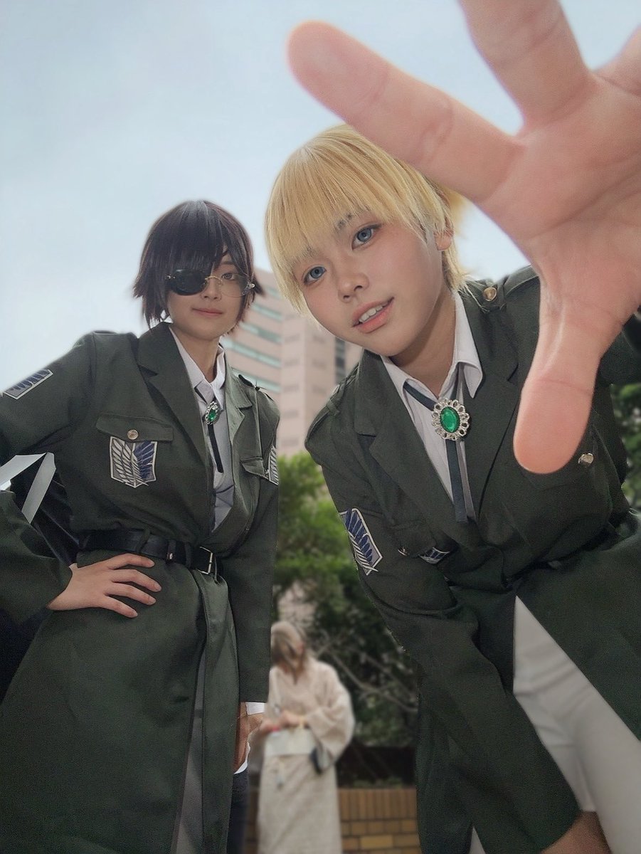 lo_27mi's tweet photo. cos 離脱❣️
アルミンでした！
自信なかったのにみんなほんとに褒めてくれたり会ってくれたり…
色々ありがとうございました💘
お写真はDMにお願いします!!🌟
 #アコスタ池袋ㅤㅤㅤㅤㅤㅤ https://t.co/MjtOeJMObr