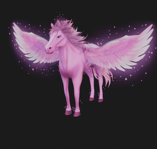 LegitPerspectiv's tweet photo. @matchaberiii winged horse 3D, more stuff on my X profile https://t.co/mA2QQGkWXm