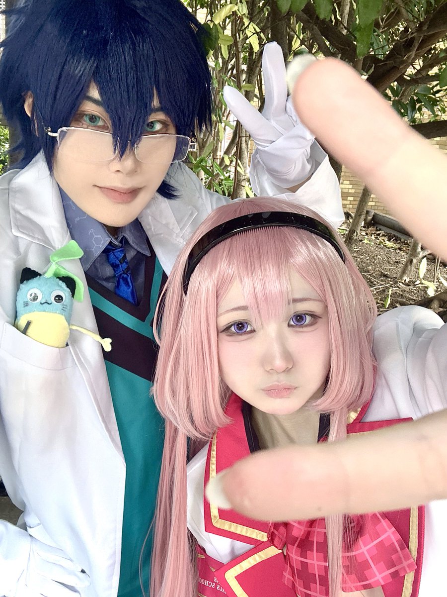 honey_manunu's tweet photo. cos.💞🦩
1年さんで居ました~🫶🏻くろむちゃん久々に遊べたし🥼🌱😺ドカ似合っておりめろ🎶
FFさん全然会えなかったのですが、どこいたの？？？？
 #アコスタ池袋 https://t.co/0SHoKan2nX