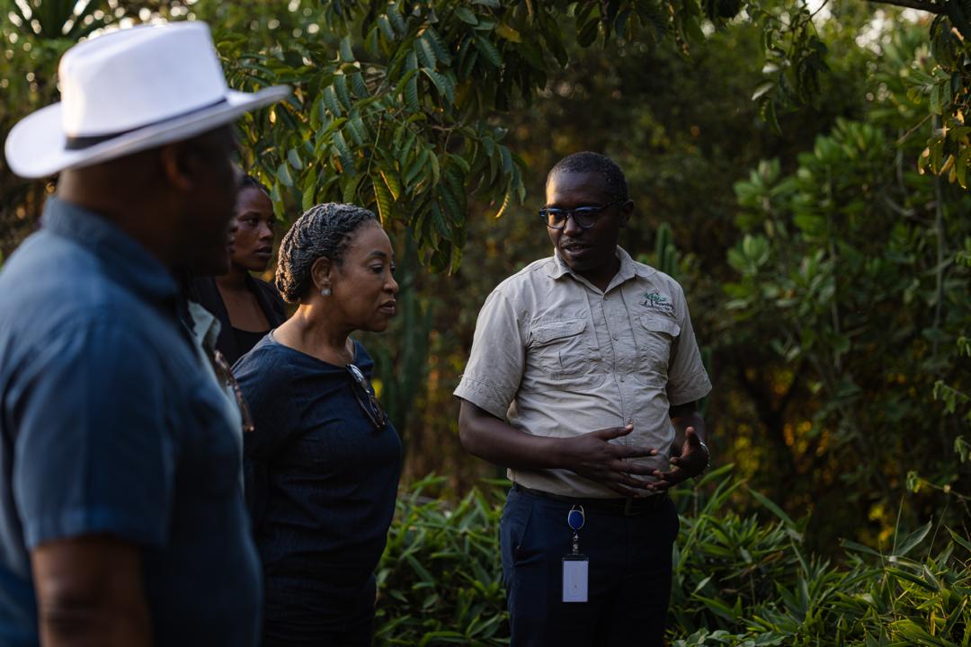 SGCommonwealth's tweet photo. Thank you Dr Bernadette Arakwiye, Minister @EnvironmentRw for an unforgettable tour of @Nyandungupark in the middle of Kigali – a model for Commonwealth urban centres grappling with increasing floods and costly disasters. 

The park has restored nature, generates clean water for communities and offers a place of relaxation for old and young alike.

Rwanda continues to demonstrate climate leadership and @Commonwealthsec is proud to be part of how it advances the Paris Agreement commitments.