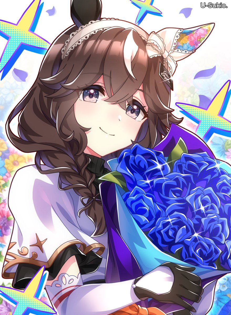 suzukatore's tweet photo. 今日は特別な花束を
#ウマ娘 #カレンブーケドール https://t.co/c0mFWCrIc5