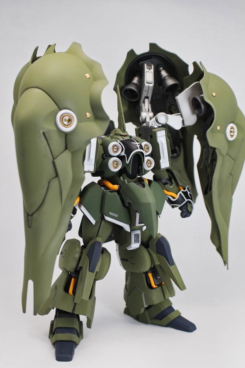 sesuprm's tweet photo. とりあえずできた HGクシャトリヤ
定番？工作の足の幅増ししてます
あとは組んでちょこちょこメタルパーツ付けたくらいです https://t.co/pf5AsSh7hI