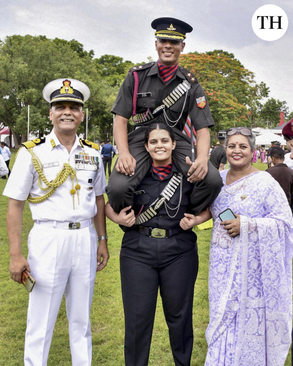 the_hindu's tweet photo. The passing out of the 158th Regular Course and the 141st Technical Graduate Course were conducted at the Indian Military Academy, Dehradun, Uttarakhand.

Here are a few pictures 

📸PTI, ANI https://t.co/BhaK4EZpi0