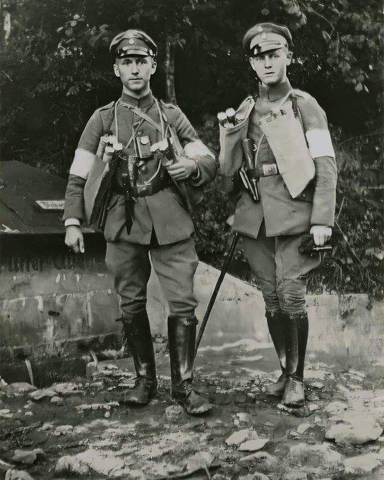 constantinvonh's tweet photo. “The war was our dream of greatness, power and glory. It was a man’s work, a duel on the fields whose flowers would be stained with blood.”

— Ernst Jünger https://t.co/pRx2yO7Y5I