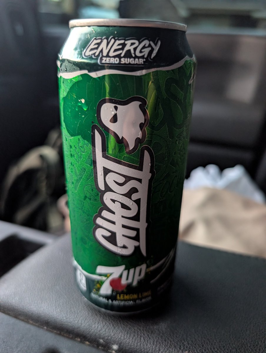 onlyAOaround's tweet photo. @GhostLifestyle what are y'all doing? A 7UP flavor, This is scary good. 10/10 https://t.co/8gf3ZjdQJg