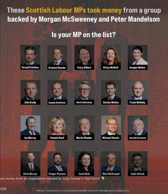 iain_00's tweet photo. Is your branch office rep on the dodgy  list?
Good place for the @ScotParl Inquiry to start.
10K GBP bung each was it?
#LabourTogether https://t.co/cDKrnLeqFL