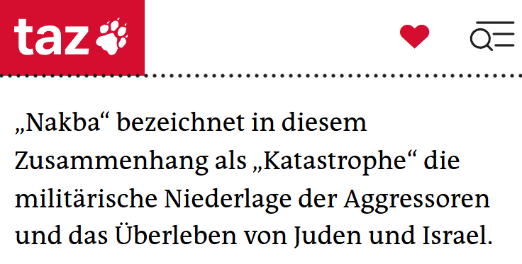 goldi's tweet photo. Der alltägliche Geschichtsrevisionismus in der @tazgezwitscher. Macht aber nichts, weil "linker Meinungspluralismus" oder so. https://t.co/D002FCuaNz