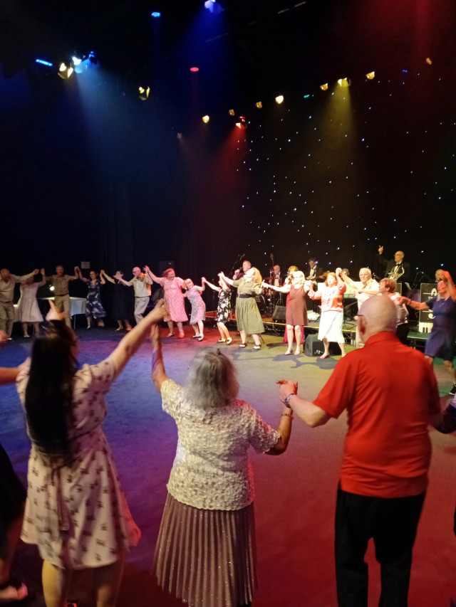 PlatformGlasgow's tweet photo. ⭐AUTUMN BIG BAND BIRTHDAY TEA DANCES⭐ Get  your dancing shoes looked out and come and celebrate Platform's 20th birthday this September! Guests can enjoy tea &amp; drinks, sandwiches &amp; cakes, with live music from Jon Ritchie and That Swing Sensation. BOOK: https://t.co/hjZ2YYOclS https://t.co/xiTFpj6cye