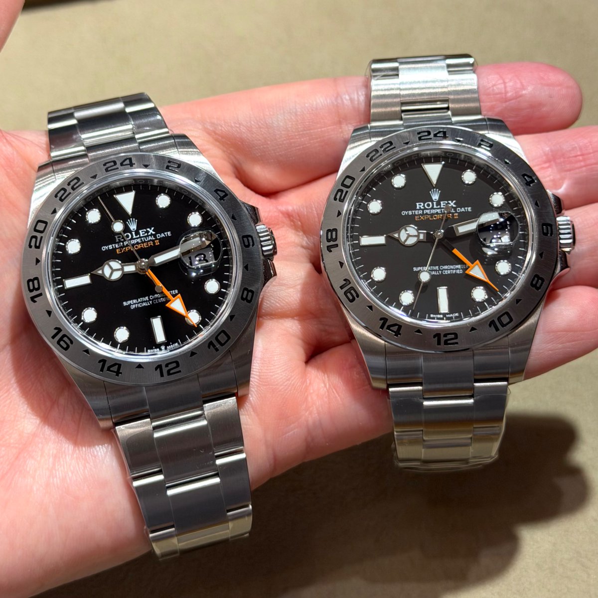 909_yokohama's tweet photo. ■エクスプローラーⅡ
■Ref.226570
■ブラック
■2023年製
■商品番号: 271513
■エクスプローラーⅡ
■Ref.216570
■ブラック
■2020年製
■商品番号: 272150
インスタグラム→ https://t.co/soKOk3pGWK
#ロレックス #クォーク #エクスプローラー #Ref226570 #Ref216570 #rolex #横浜 https://t.co/6MuYEl9a99