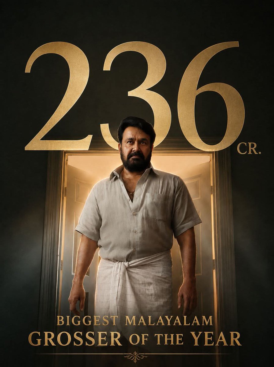 JaseelMhd_GOAT's tweet photo. #Drishyam3 Emerges As Biggest Worldwide Grosser Of The Year Surpassing #Vaazha2.

24 Days Boxoffice.
India ₹126.5cr 
Overseas $11.47M ₹109.5crores

Worldwide -₹236crores! 💥💥 https://t.co/bAEAqVrhtT