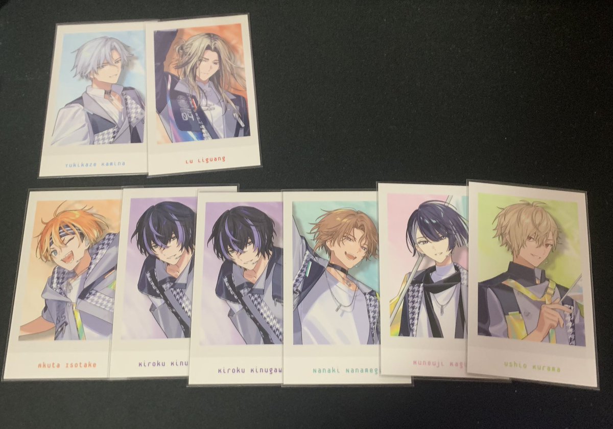 supu_000's tweet photo. 【交換】エイトリ　おもライ　特典　チェキ風カード 
譲）雪風、礼光、あく汰、季肋、七基、宗氏、潮、 來人、幾成、千弥、太緒、潜、 凪、夜鷹、糖衣、琉衣、子タろ
求）異種　練牙、添＞朝班

同種の推しはそろってしまったので異種募集のみになります
難しいと思いますが、なんでもご提案ください https://t.co/4qPGGFrkk6