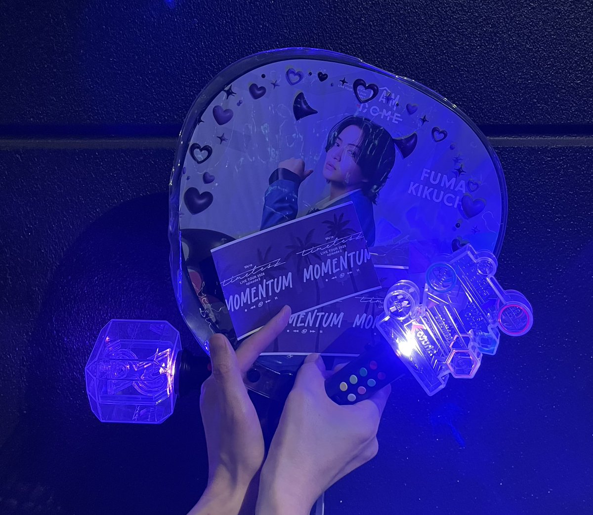 rmtblue3's tweet photo. あー楽しかった💜
タオルの誤字には気づかなかった…😅 https://t.co/892llxMAPv