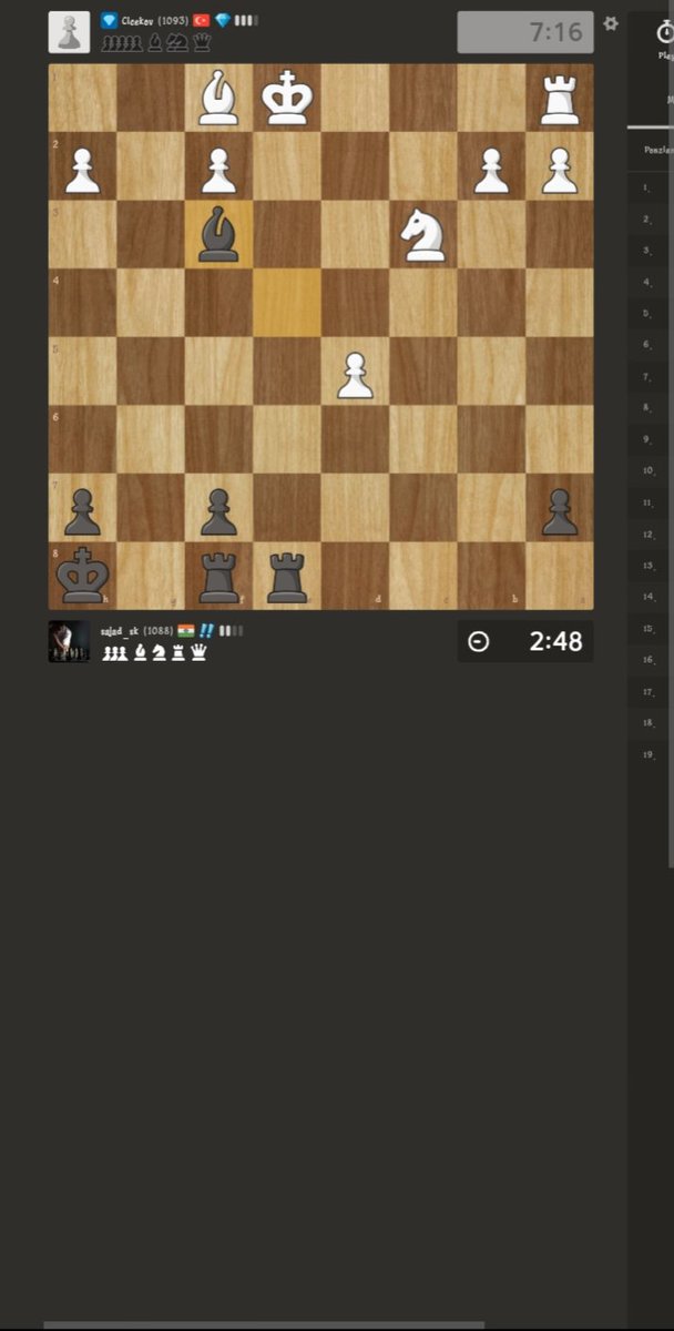 SajadAlisk's tweet photo. Hello @chesscom, look, a system glitch caused me to lose the game. I put my opponent in check, but the system showed my time running out while refusing to let me make a move. Please return my points. https://t.co/4rpQTeV9zp