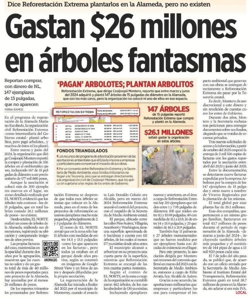 Lou4_0's tweet photo. @samuel_garcias Los arboles fantasma de NL y el impuesto verde adónde se habrá ido...
Fuera el mal Gobierno!!
Fuera el mal Gobierno!! https://t.co/LtgmIdclx7