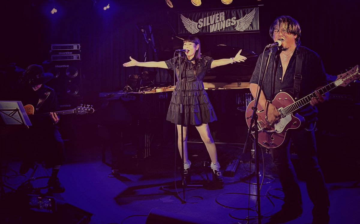 COME_SHOCK's tweet photo. 2026.6.12 fri 京都SILVER WINGS
テツオロック&amp;Kyousei with 綾姫
平日にも関わらず…
Thank You SILVER WINGS
Thank You Friends
Thank You Rock'n Roll https://t.co/1BuR4Q3Qs6