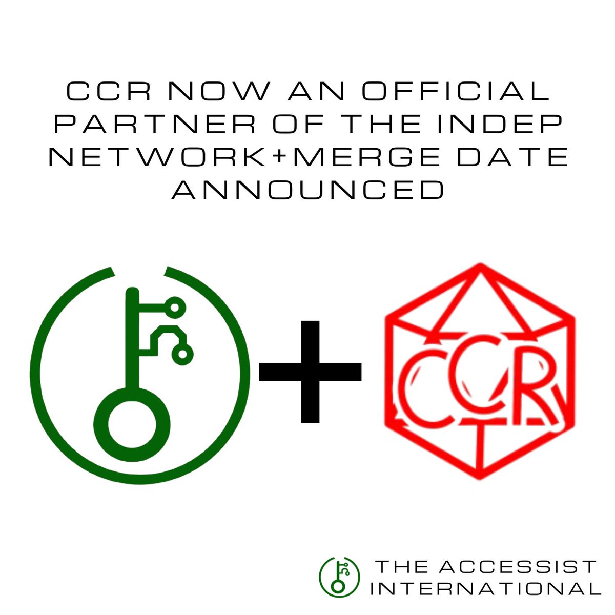 CyberEconNet's tweet photo. Exciting news!

CCR (Center for Cybernomics Research) is now an official partner of the INDEP Network!

Accessist International will complete our merge with CCR in the coming weeks, launch on July 1st

See you on the other side!
#Accessism #OpenAccessEconomy #ResourceBasedEconomy https://t.co/62pYWwQaLk