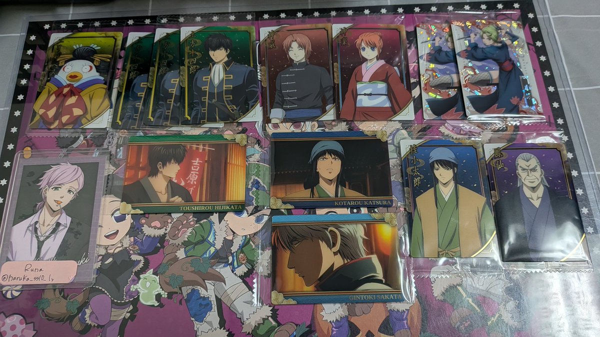 haruka_ss10_ly's tweet photo. 【交換】銀魂 ツインウエハース
(譲)画像 (求)銀時 沖田
※C同士 S同士 SR同士での交換
2点以上交換の場合偏りのない交換できる方の優先となります🙇🏻‍♀️
🍀固定ポストご確認よろしくお願いいたします(既読印ございます)
郵送希望📮 https://t.co/O7ovbgVMWr