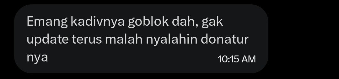 fpocalors's tweet photo. Maaf kalau goblok? Gue gak nyuruh lu ngurusin? Lu yang sibuk sendiri di belakang gue? Kalau lu sampaikan langsung ke gue, bukan lewat orang lain, gue yang urus julie. Jadi, lu emang nyari tau buat project atau emang mau depak gue aja? https://t.co/NmyTF0481v