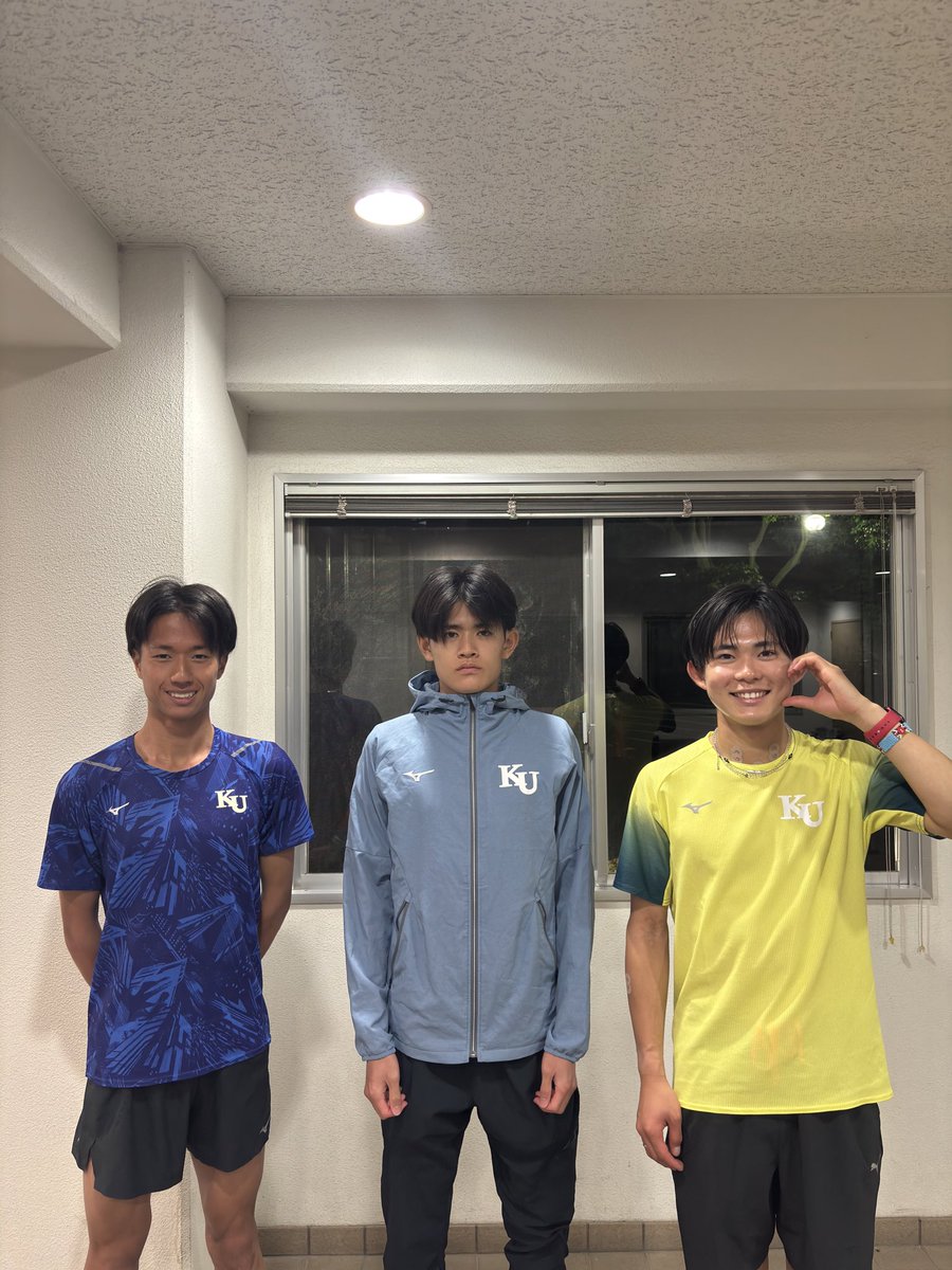 ku_ekiden's tweet photo. 【大会結果】
本日行われた「第330回日本体育大学長距離競技会」の大会結果です。

落ち着いた気候の中で、3名の選手が自己ベストを更新する走りとなりました⭐️
応援ありがとうございました🙌

自己ベスト70回更新まで
残り49回

#ジンダイエキデン
#最速のその先へ
#十年の歴史を俺が動かす https://t.co/xKYjZ9CZSX
