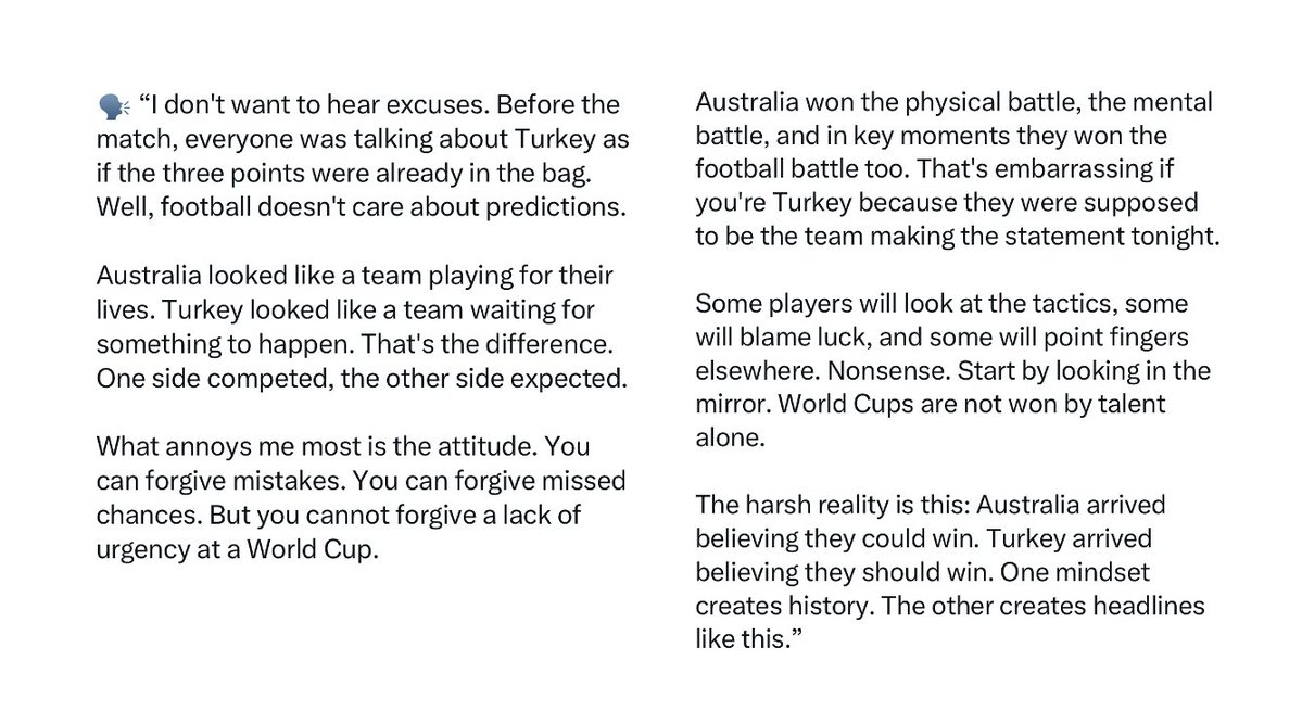 BrandDNA's tweet photo. Roy Keane on Australia at the World Cup. #Socceroos https://t.co/wk6CDdFkJg
