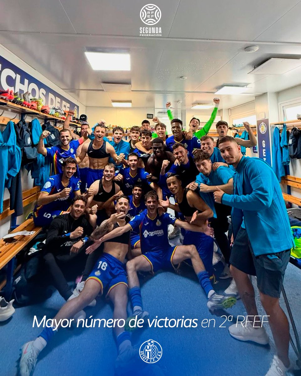 LaBaseGTF's tweet photo. 3/3 Resumen de una 𝘁𝗲𝗺𝗽𝗼𝗿𝗮𝗱𝗮 𝗵𝗶𝘀𝘁𝗼́𝗿𝗶𝗰𝗮 para nuestro Getafe B  🤝⚽🔚 https://t.co/JQgrtIg7vT