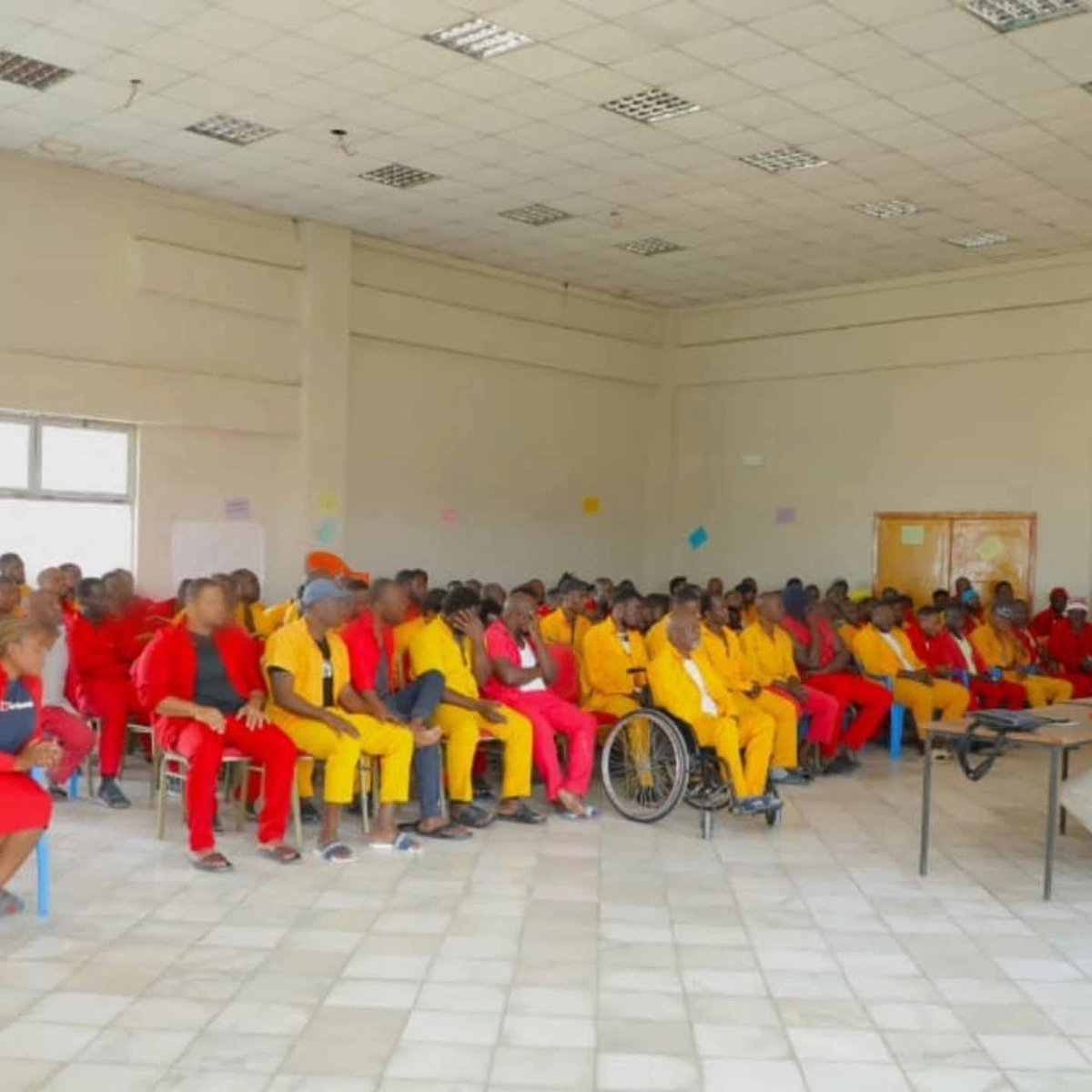_Sufy2's tweet photo. The Nigerian - Ethiopian Prisoner Transfer Agreement was facilitated by Nigeria's Minister of Foreign Affairs, H.E. Mrs Bianca Ojukwu. Under the agreement, 136 inmates in Ethiopia will be transferred to Nigeria to complete their prison sentences. 

They are: 
1 Anazoba Linus Okigbo
2  Ejike Cyril Edeme
3  Charles Ofor Damijo
4  Nnaemeka Charles Maduagwu
5  Chukwudalu Clinton
6  Eze Paul Oluchi
7  Kingsley Ebuka Udeigbo
8  Okoyeagu Kosisochukwu Leonard
9  Ozoemena Christian Chukwuemeka
10 Ifeanyi Joseph Izuako
11 Ephraim Chetachukwu Onyeanusi
12 Segun Judge Hunkarin
13 John Osahon
14 Chinonso Sabastine Nwankwor
15 Ani Christopher Sunday
16 Kingsley Ikechukwu Nwoke
17 Joakin Uchenna Nwanneneme
18 Chigozie Victor Madu
19 Babatunde Moshood
20 Cajethan Tochukwu Okafor
21 John Obi Simon
22 Charles Igwe
23 Ubaka Walter Ezekwe
24 Onwunali Promise
25 Ogbonna Eric Buchi
26 Chetachi James Uche
27 Peter Imhanlulobe
28 Bobby Martins Chukwuemeka
29 Ogu Promise Ifeanyi
30 Emeka Okoye Chibuzor
31 Sunday Edeh
32 Obinna Joseph
33 Anayo Eva Ejiofor
34 Chinonso Basil
35 Simon Chetachukwu Obed
36 Samuel Arinze Ezemba
37 Remigus Anikwe
38 Adeyemi Abdulrafin Adeyemi
39 Christopher Hope Agboma
40 Oliver Ifeanyi Nweke
41 Nnayelu Obinna Onuohukwu
42 Chibuize Casmir Nnabugwu
43 Loyal Chuks Gabriel
44 Chidi Johnson
45 Celestine Arinze Anajemba
46 Abraham Chizoba Bah
47 Enwerem Wisdom Emeka
48 Kingstar Onuoha Ndu
49 Emeka Adolphus Dunofor
50 Daniel Ibrahim
51 Emmanuel Nnajekwu Onwumaeze
52 Ejimonu Justin Chibuzor
53 Ugochukwu Okpara
54 Ezekwi Chizoba Christopher
55 Onyeabuchi Jude
56 Izuchukwu Peter Uzoukwu
57 Anayo Christopher Okari
58 Felis Prosper Ejim
59 Ifeanyi Timothy Nwaiwu
60 Gideon Chukwuma Ik Wedu
61 Everest Aguguo
62 John Uchechukwu Ugo
63 Obioha Linus Onwuji
64 Okonkwo Joshua Ikedichukwu
65 Christopher Ndu A.
66 Ezekwu Johnson Ide
67 Vincent Dike
68 Amachi Okafor
69 Michael Chibuize
70 Chikezie Luis Okoye
71 Eze Sunday Celestine
72 Ekwutosi Basil Agbomuo
73 Pascal Ikenna Godwin Amanze
74 Alexander Uzochukwu Azalangha
75 Onuoha Joseph Arinze
76 Oparango Chigozie Michael
77 Patrick Tochukwu Amaobi
78 Unachukwu Hossana Ugochukwu
79 Enyeribe Mathew Odoemna
80 Ugwu C. Michael
81 Christian Odinaka Ofuefule
82 Ajani Chikezie
83 Okwudili John Ozongwu
84 Uchegbu Chimeziri Maximus
85 Vitus Ejike Eneh
86 Godwin Onyemachi
87 Nwosu Ifeanyi
88 Chukwuagozie Clement
89 Henry Nwabueze Ojukwu
90 Igwild Sunday Chukwuma
91 Ezeakalu Samson Chibuike
92 Obinna Salvation
93 Omoje Festus Ogiofor
94 Basil Lawrence Igbo
95 Okafor Livinus Edochie
96 Amaefuna Humphrey Amechi
97 Akwaeze Ndubisi Prter
98 Gabriel Odunukwe
99  Okafor Chidiebere Franklin
100 Godwin Chidiebere Oragini
101 Michael Ezekafor
102 Nweke Kaddimma Francis
103 Ononalu Onyeka Daniel
104 Ndubisi Paul
105 Kenenna Anthony
106 Obioha Aloysius A.
107 Binna Iwoha Sampson
108 Ikedigbo Ifeanyi Onyebuchi
109 Stanley Jude Odoh
110 Ezenna Izuchukwu Kingsley
111 Nnaike Ndubisi Batholomew
112 Nhanna Theophilus Ezevuo
113 Ekene Urama
114 Ogwu Philip Ozoemene
115 Nwaduba Ndubisi Samuel
116 Ezeji Patric Uchechukwu
117 Chukwunonso Henry Umuofekwen
118 James Chukwujekwu Mmuozoba
119 Joseph Emeka Okoye
120 Hidozie Osita Sunday
121 Damian Chijioke Agbasianya
122 Emmanuel Ifeanyi
123 Franklin Chisom Amadi
124 Okechukwu Mbaekwu
125 Smith Denis
126 Ifeanyichukwu Samuel
127  Christian Kenechi Ezenna
128  Chinedu Samuel Matthew
129  Victor Kelechi Uwandu
130  Emmanuel Aham
131 Chimezie Victor Amasiani
132 Chinedu Marcel Anyanwu
133 Basil Akimbo Nnouseh
134 Nwachukwu Paul Udechukwu
135 Nonso Josiah Onyebuchi
136 Udochukwu Anselem Anyanwu

Total: 136 
NB. Please check the list to see whether your brother, cousin, nephew, or friend is included. At the very least, it will confirm that they are still alive.