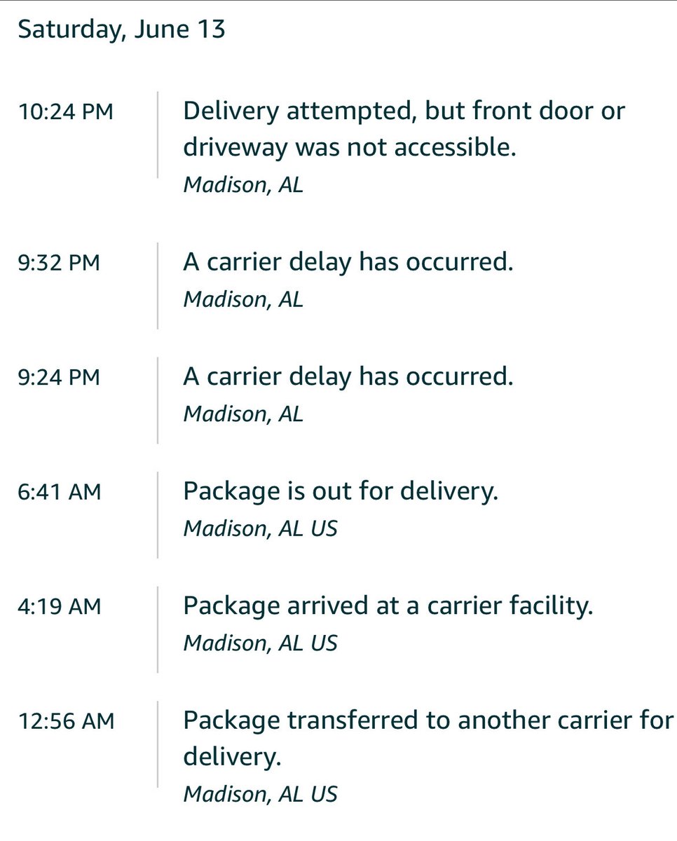 FodCannon's tweet photo. @USPS your bullshit meter is fully pegged. Apartment community that you deliver to everyday all the sudden turns into a driveway. What else you got? https://t.co/hxHaQemxmG