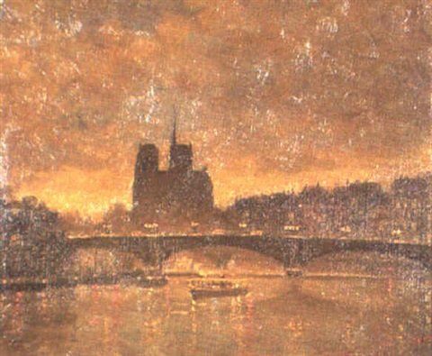 ParisAMDParis's tweet photo. 🎨 Frank Milton Armington.
Notre-Dame 
1902. Paris France https://t.co/M709bRHF4h