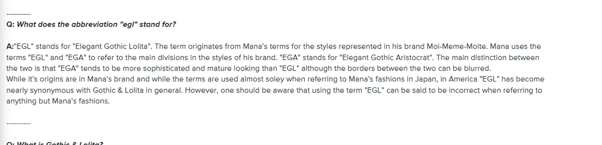 D_Walkure's tweet photo. @morosexo It was easier to do this because a lot of people would get annoying about the word lolita, and has been the go to term for over 20 years.

We know its not technically correct but we are used to being bothered about the name and EGL is a way to sidestep it.

see the egl lj q&amp;a https://t.co/lFrMd6l8p5