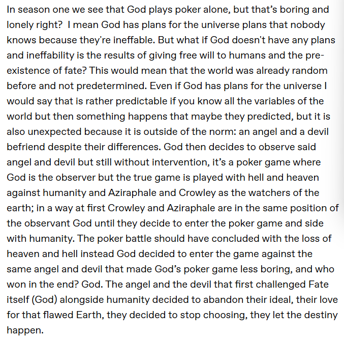 _animula's tweet photo. So I kinda wrote an essay on how free will existed in good omens despite ineffability ....#goodomens3
https://t.co/jZeWil2WS5 https://t.co/1A8AyylJXE
