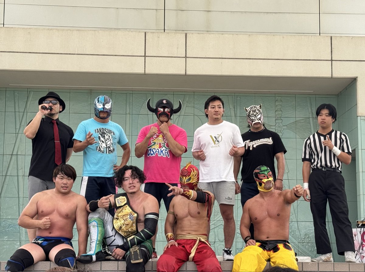 risona27's tweet photo. 京都競馬場大会🐎✨
楽しかった〜☺️ 

#大阪プロレス
#京都競馬場 https://t.co/GqHoVxUCRX
