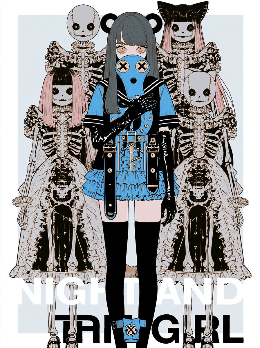 KcraftAIart's tweet photo. おやすみなさい💀

Night and the Girl https://t.co/66OMFHv3NH