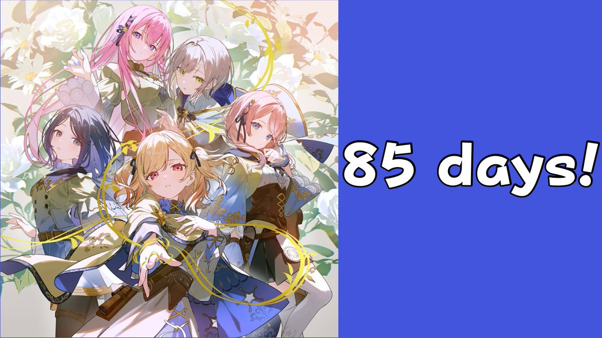 countdown_prsk's tweet photo. 71 days until MORE MORE JUMP’s thirteenth single!
85 days until Leo/need’s thirteenth single!
99 days until Wonderlands×Showtime's thirteenth single!
113 days until Vivid BAD SQUAD’s thirteenth single! https://t.co/jK4WVwbMpG