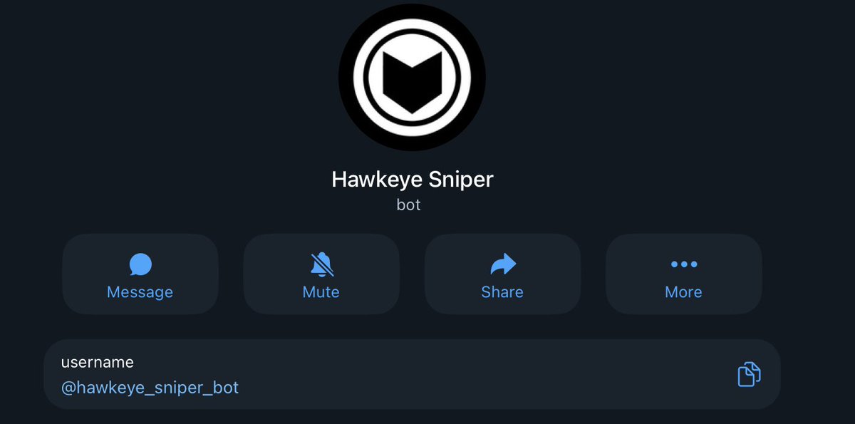 hawkeyeaisol's tweet photo. 🤖 IT IS LIVE.

The Hawkeye AI Telegram Sniper Bot just launched. 
For the first time you can snipe https://t.co/WlTGHO4TSc tokens based on full AI audits straight from Telegram. 🦅

▎https://t.co/49NX08e45q

And we are just getting started: from now on we ship updates to the sniper every single hour, expanding it and loading it with new features. 🔧⚡️

Web app fully live too 👉 https://t.co/7jfmmhnkK6