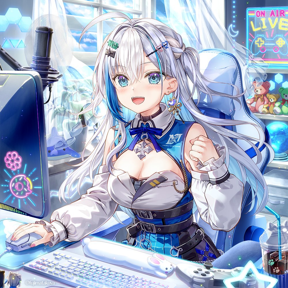 fujimatakuya's tweet photo. ローソンチケットゾーン所属VTuber
『白星みづき』 キービジュアル
描かせていただきました☺️ https://t.co/wYTQWVc1Pw