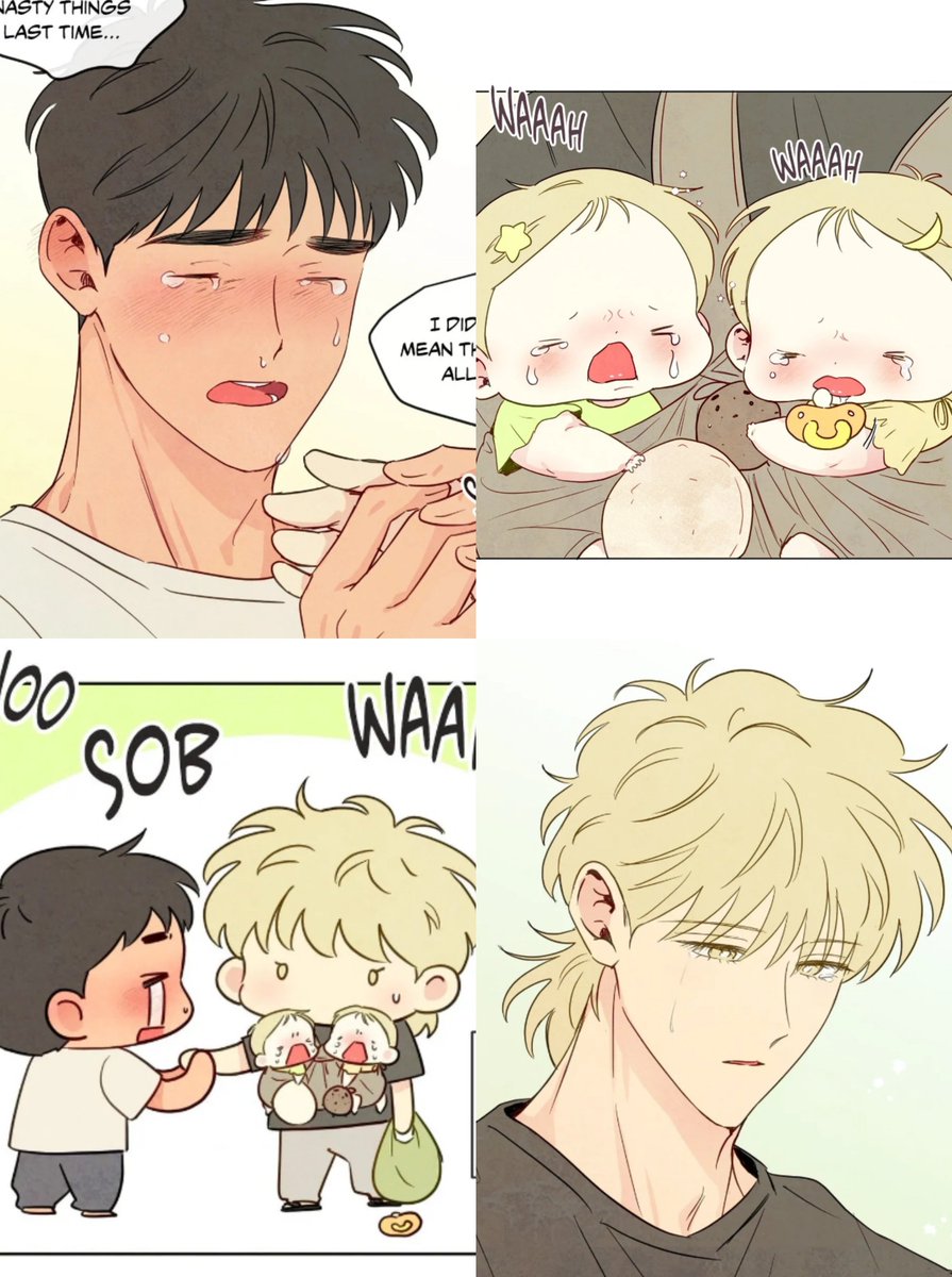 saiisue's tweet photo. They all cried!!! My precious litol family😭💛🐍
#신을품는방법 #TheSacredSerpentsSeduction https://t.co/kxu62yogd4
