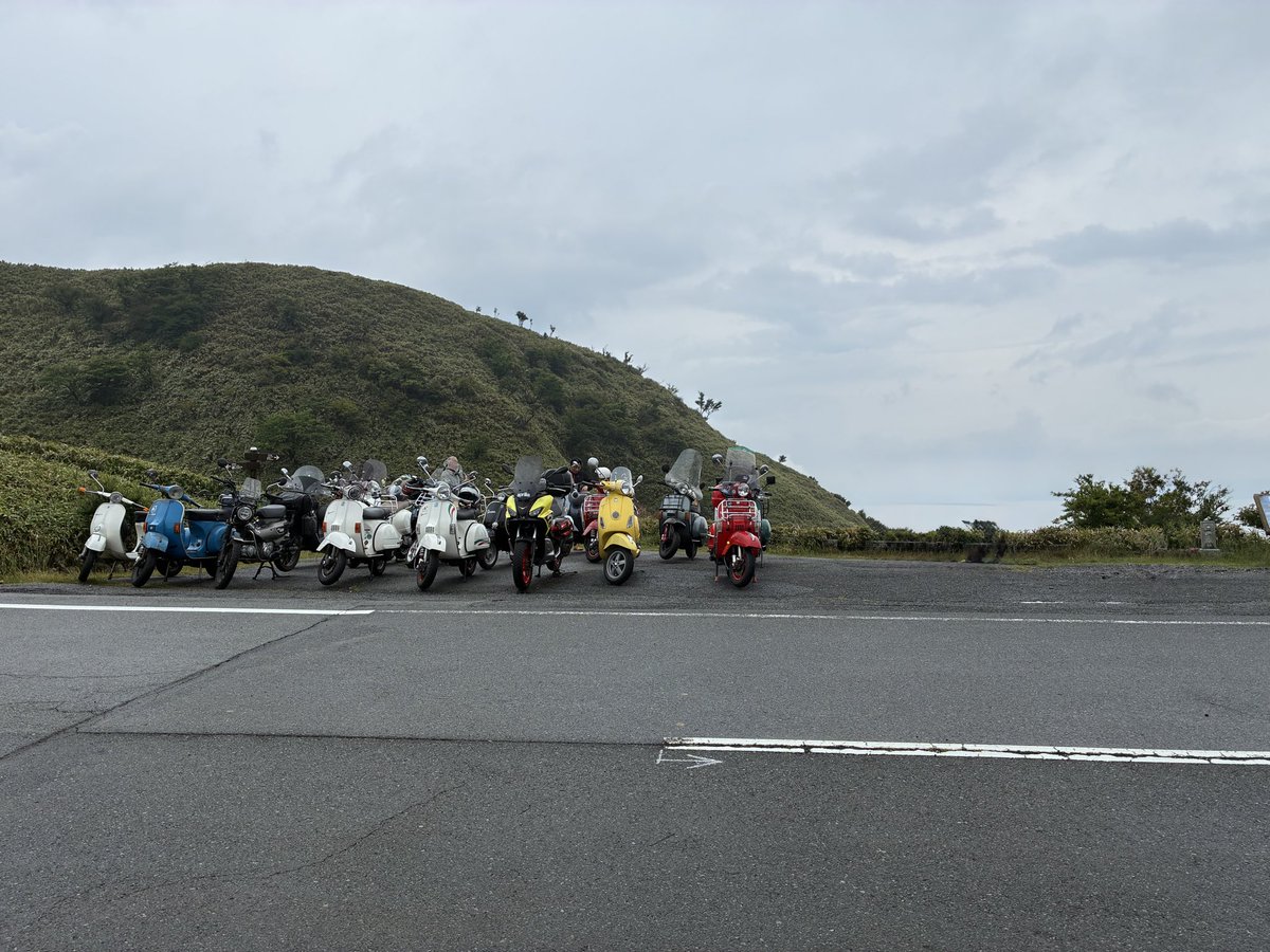 atsumemo2's tweet photo. 西伊豆スカイラインツーリングしてきた♪
往復下道253km

#ベスパ https://t.co/26ZMSwhndv
