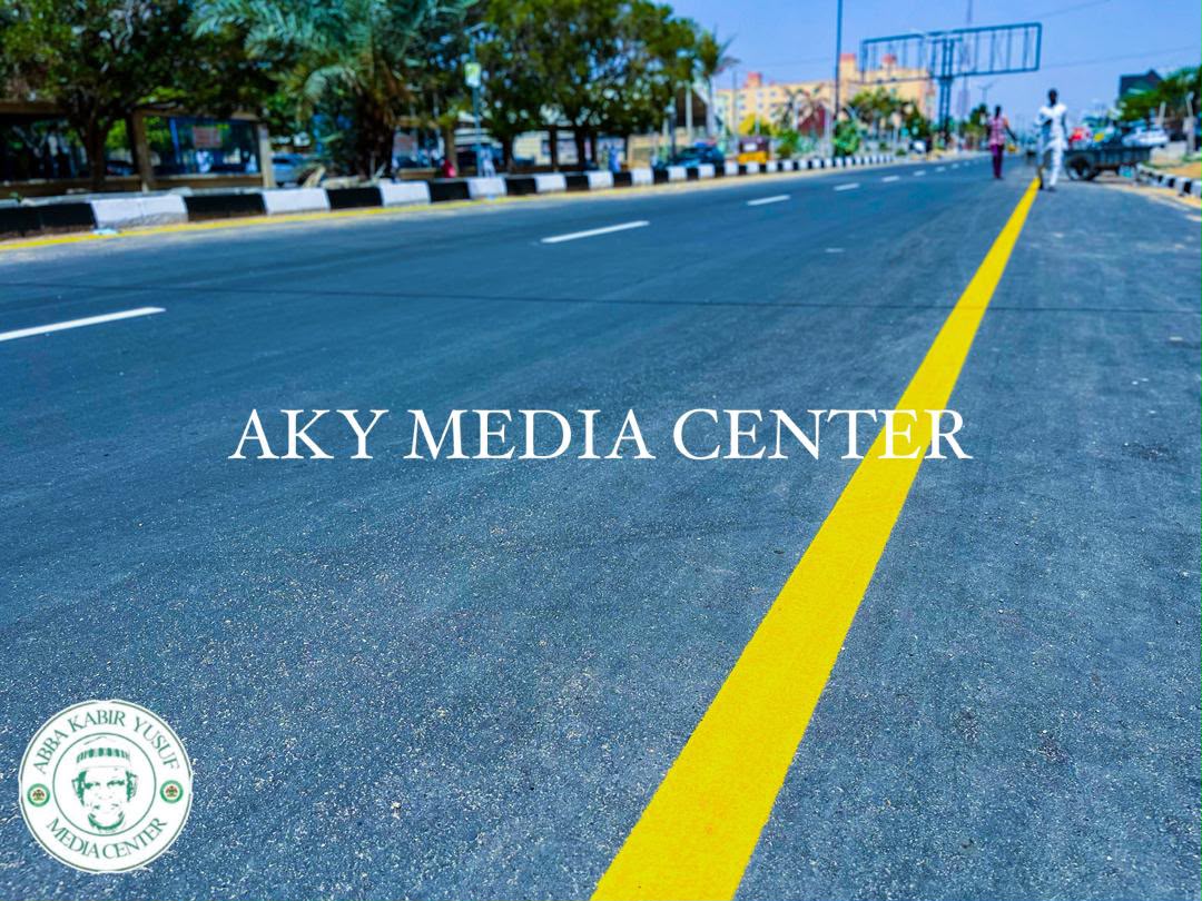 AnasBabba's tweet photo. Completed road marking works, including centerline striping and edge line painting, on the newly reconstructed roads from Ibrahim Dabo Road to Justice Dahiru Mustapha Road and Guda Abdullahi Road, Farm Centre. The markings enhance road safety, improve visibility. https://t.co/yojaABG2yP