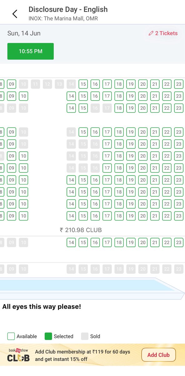 badridhoni_'s tweet photo. Hi @INOXMovies @_PVRCinemas ,

May I know why the front row seats are marked as Rs. 200 when they cost only Rs. 60 ?!

Is this a glitch or a scam? https://t.co/eT3G5Ldh9I