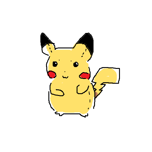 touch_bidoof_'s tweet photo. i drew this pikachu for someones birthday because its their favorite pokemon not because they like pokemon https://t.co/qjUdTe4tX7