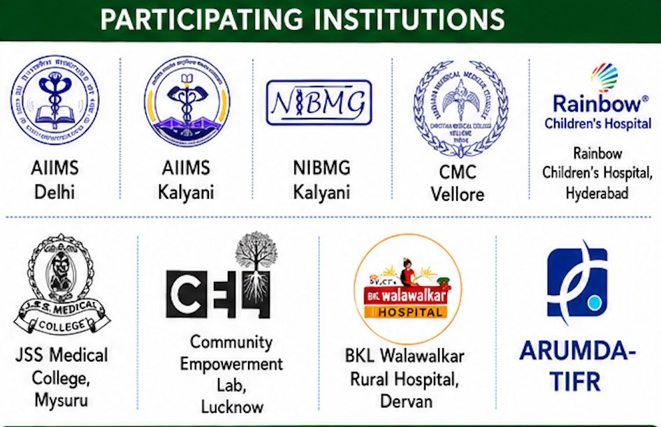 UllasKolthur's tweet photo. AROHAN: a multi-site, ICMR-supported initiative 
Establish rigorous normative data on growth, body composition, &amp; metabolic health among Indian children &amp; adolescents across diverse regions &amp; socio-economic contexts

@ICMRDELHI 
@TIFRScience 
@DAEIndia 
@PMOIndia 
 @TIFRH_buzz https://t.co/3D92N6jHrH