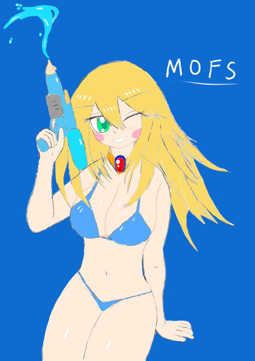 MASTER_OF_SHISY's tweet photo. 夏シリーズ　水鉄砲＆ガール🌊
#遊戯王 #OCGファンアート #ブラックマジシャンガール https://t.co/GKIWqbkID0