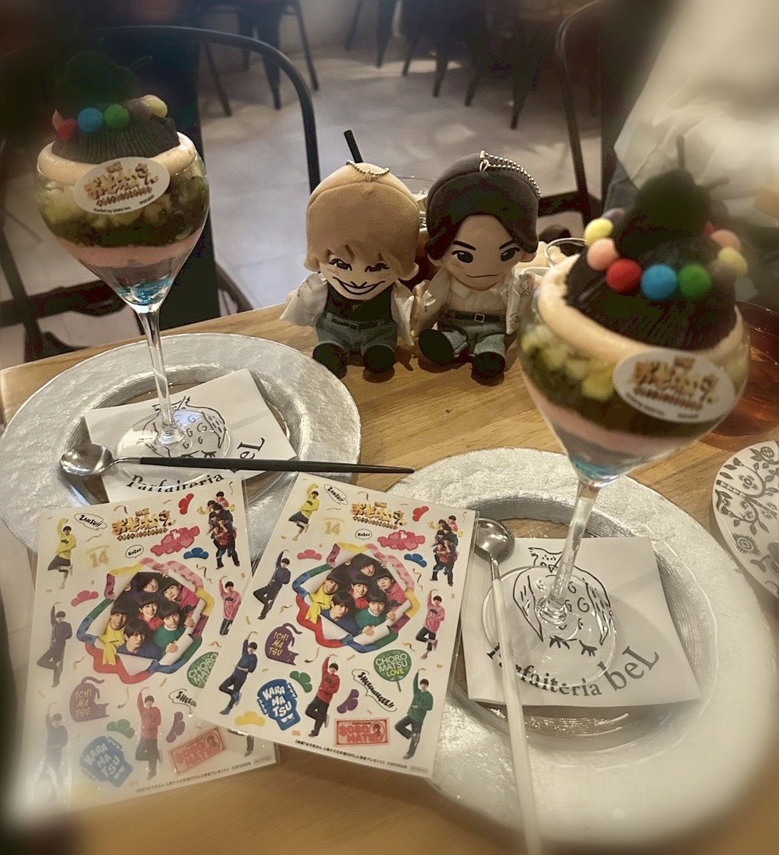 yu03go's tweet photo. 今日はおそ松さん見てきた🫶
コラボパフェもいただきました🥄 https://t.co/z0IvL0BHLB