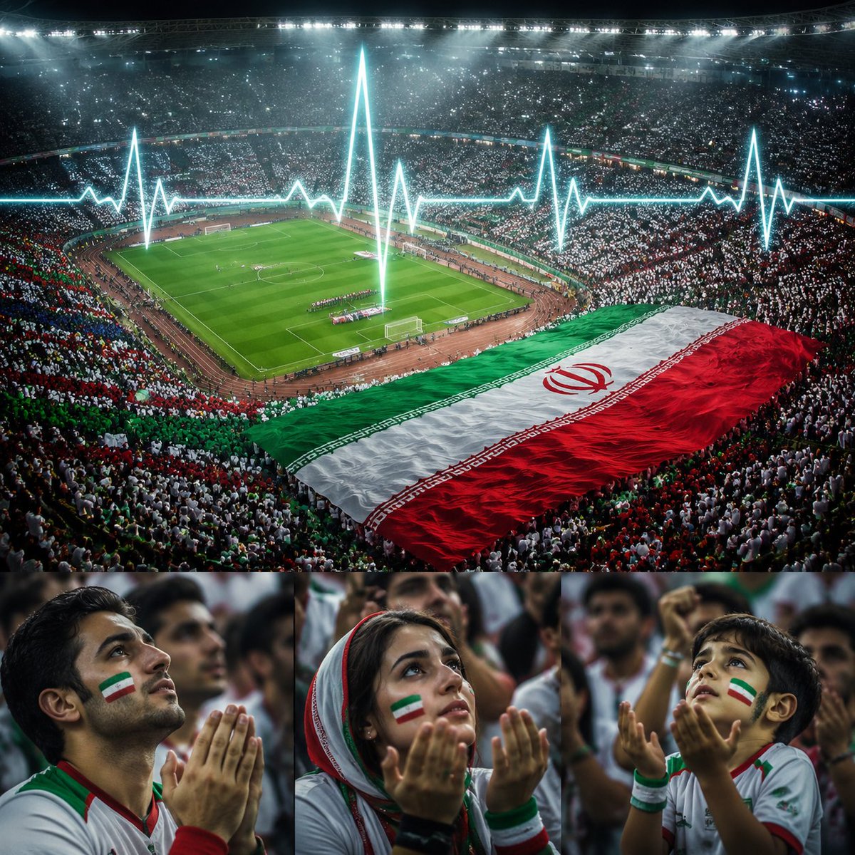 zahrar486580's tweet photo. دنیا صدای ما را در جام جهانی ۲۰۲۶ خواهد شنید. ما از نسل آرشیم؛ تیرمان را از کمانِ استادیوم آزادی رها می‌کنیم تا در قلب تاریخ بنشیند. اتحاد ما، شکست‌ناپذیرترین سلاح ماست. 🔥⚽

#WorldCup2026 https://t.co/Dccj4xwram