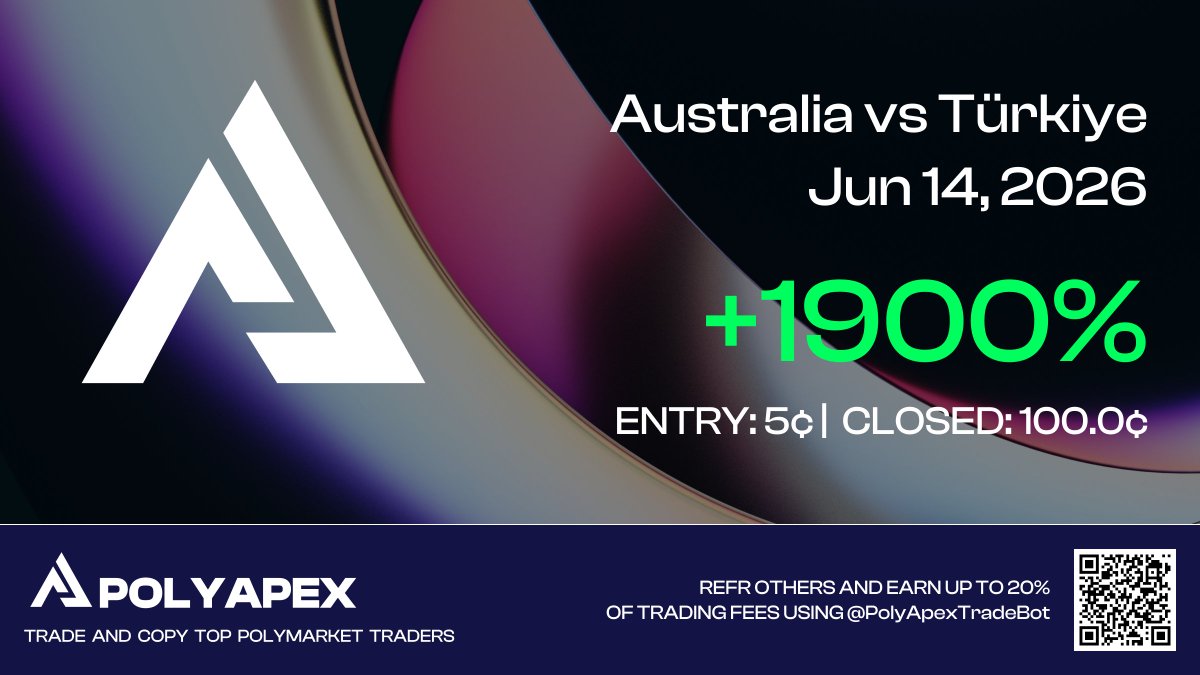 PolyApexBot's tweet photo. @0xTengen_ @Polymarket @PredictParity Instead of guessing, just copy the sharp wallets.  

@PolyApexBot  does it in one tap. 

🔗 https://t.co/dNHIGtOpb0 https://t.co/KHy26BB4Hq