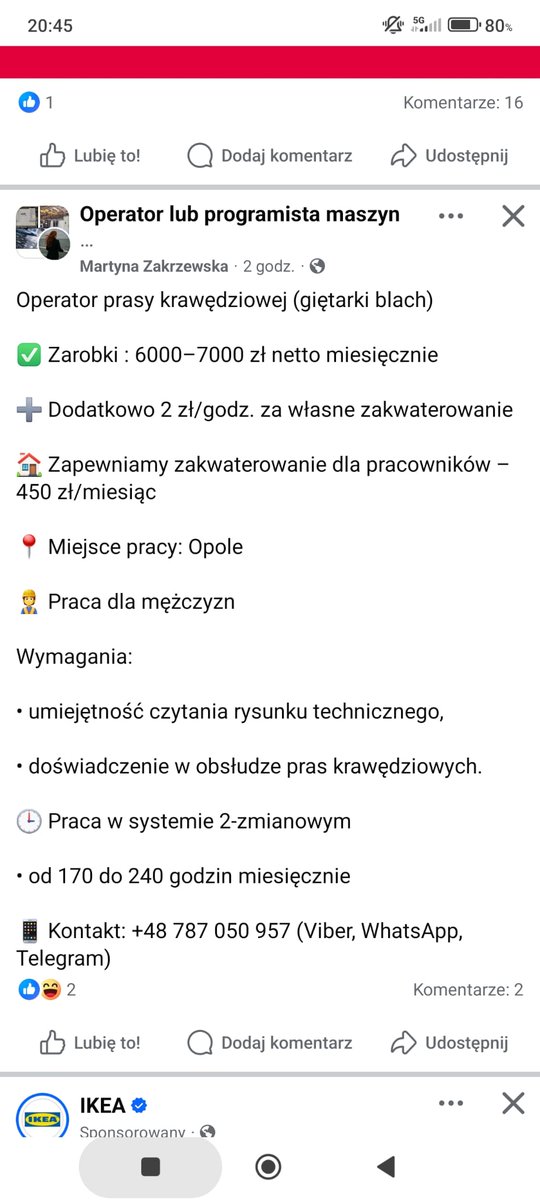 ProgramistaCMM's tweet photo. @panbadzin @Ojciec_Klasa @KrystianLaskow1 Przecież 7000 zł to pracownik szerogowy na produkcji już zarabia. https://t.co/0Jp9H5FKwd