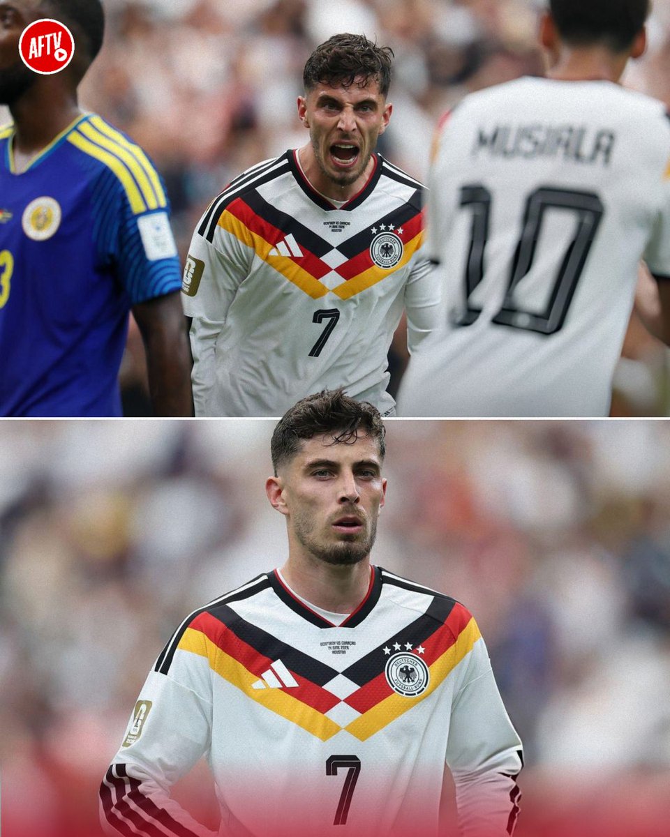 AFTVMedia's tweet photo. Kai Havertz played the full 90 minutes, scored twice, recorded the most touches in the opposition box (11), and earned the highest FotMob rating (8.9) as Germany thrashed Curaçao 7-1! 🇩🇪🔥

𝐖𝐇𝐀𝐓 𝐀 𝐏𝐄𝐑𝐅𝐎𝐑𝐌𝐀𝐍𝐂𝐄! 🫵 https://t.co/fC0cyzwAzt