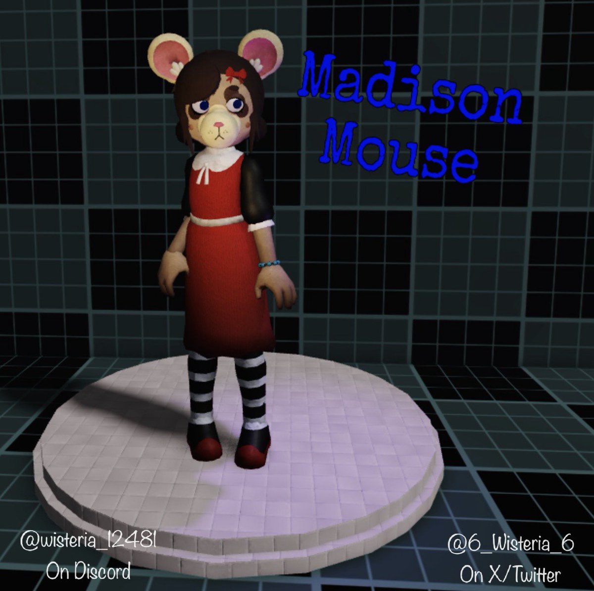 6_Wisteria_6's tweet photo. Mousy Redesign!
I really like how she turned out so I think I’ll try out modeling in studio more.^_^
Feel free to suggest who you’d like to see me do next!

#RobloxPiggy | #RobloxDev | #Piggy https://t.co/wRLv5i5VT6